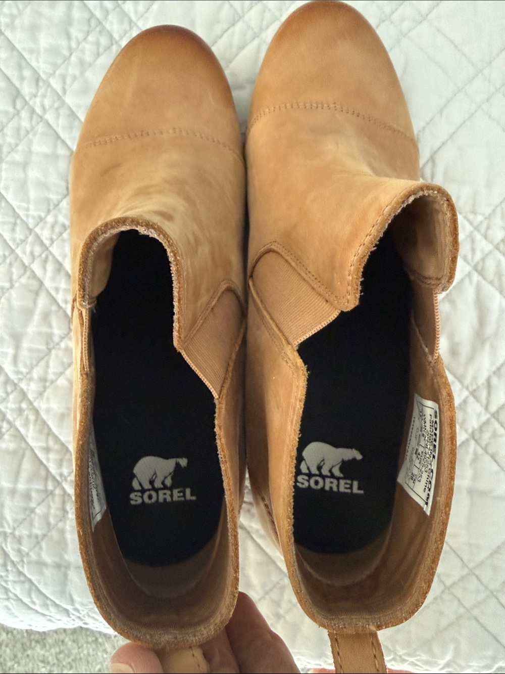 Sorel EVIE Women’s Tan Leather Chukka Boots